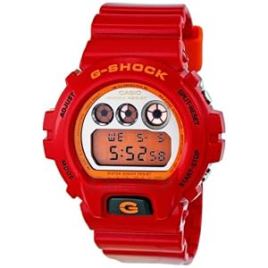 Casio Red G-Shock Digital Mens Watch DW6900CB-4