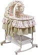 Delta Enchantment Rocking Bassinet, Beige/Teal