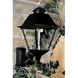 Gas Light America GL300 Cast Aluminum Natural Gas Light With Open Flame Burner On Pedestal Mount