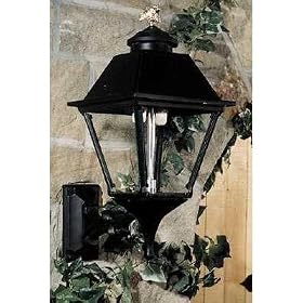 Gaslite America Gl300 Cast Aluminum Manual Ignition Natural Gas Light With Open Flame Burner And Standard Wall Mount