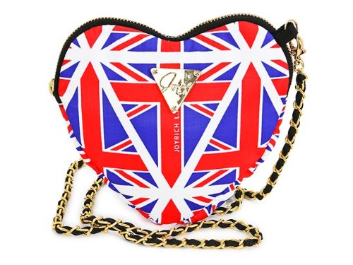 LeSportsac×JOYRICH レスポートサック×ジョイリッチ ショルダーバッグ 3145 P003 HEART POUCH ハート ポーチ ユニオンジャック ポシェット コラボ[並行輸入品]