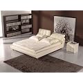 LEDERBETT "Heaven" 180x200 IN BEIGE LEDER BETT DOPPELBETT EHEBETT