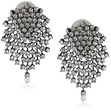 Kenneth Jay Lane Crystal and Gunmetal Cluster 