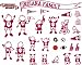 NCAA Indiana Hoosiers Decal Family