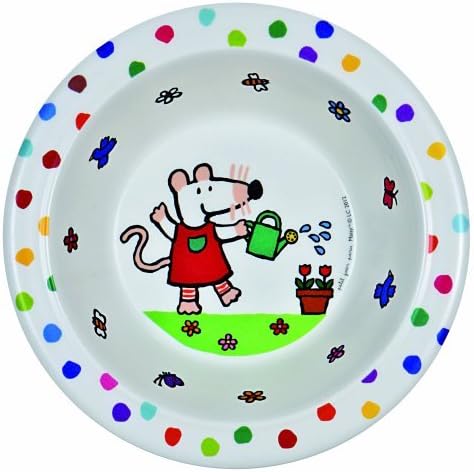 Petit Jour Maisy Mouse Melamine Bowl - In the Garden design by Maisy