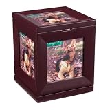 Peaceful Pet Revolving Memorial Box Mahogany