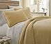 Southshore Fine Living, Inc. Full/Queen Quilt Bedding Set, Cozy Coverlet Queen Size Bedspread, Wrinkle-Free, Pet Hair Resistant Bedding, Full Size Quilt Coverlet w/2 Pillow Shams, Gold