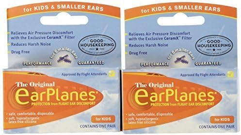 Ear Plugs - Children's Ear Protection for Airplane Travel - 2 pack by Cirrus Healthcare