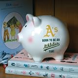 Born to Be Oakland Athletics Fan Piggy Bank