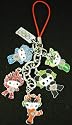 2008 Beijing Olympics Officially Licensed Fuwa Friendlies Commemorative Red Cell Phone Lanyard