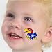 Kansas Jayhawks Temporary Tattoos