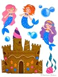 Kids Room Mermaids Wall Mural