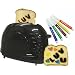 Pop Art Toaster Creativity Coloring Kit - Black