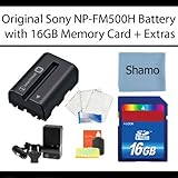 Original Sony NP-FM500H InfoLithium Rechargeable Lithium-Ion Battery (7.2V, ....
