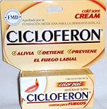 Cicloferon Color Piel Cold Sore Cream - Crema Para Fuegos 2g New
