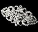 Wedding Barrette, Vintage with Silver & Rhinestone 2031
