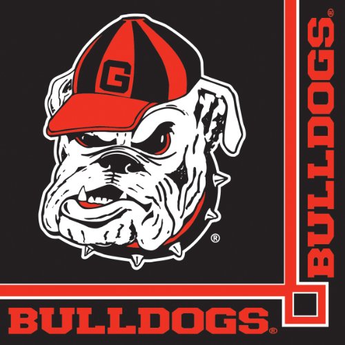 Creative Converting Georgia Bulldogs Beverage Napkins 20 Count