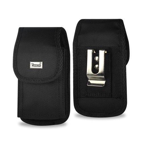 Pouch Protective Carrying Cell Phone Case for Casio Hitachi Brigade C741 / HTC Touch Pro HTC Touch Pro2 / Motorola Brute i680 Krave ZN4 Quantico V840 / W845 / NOKIA N75 / PANTECH C740 (Matrix) / SANYO PRO700 / SHARP TM150 / SIEMENS CF62 / PALM TREO 650 680 / KYOCERA KX2 KX5 - Black