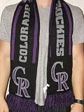Colorado Rockies 2011 Team Stripe Knit Scarf