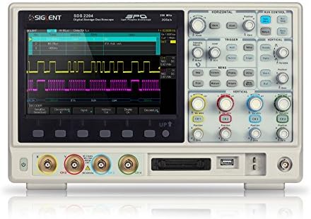 Siglent SDS2204 200MHz 4 CH Digital Storage Oscilloscope 2GSa/s with SPO Technology