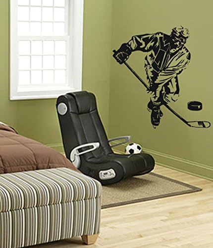 ik560 Wall Decal Sticker hockey stick puck rink sport team game kids bedroom
