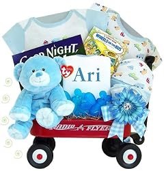 Personalized "Thank Heaven" For Little Boys - Radio Flyer Wagon