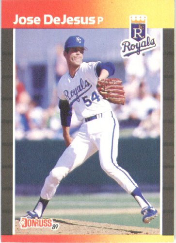 1989 Donruss # 558 Jose DeJesus Kansas City Royals Baseball Card