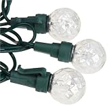 GKI Bethlehem Lighting 35- Light Perm-O-Snap Clear and Iridescent Round Mini   with Socket Clips