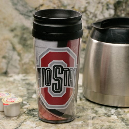 Ohio State Plastic Travel Tumbler