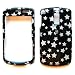Samsung Jack i637 AT&T Snap On Protector Hard Case Image Cover "Glitter Stars Black" Design