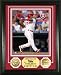 Highland Mint MLB Philadelphia Phillies Jimmy Rollins Gold Coin Photo Mint