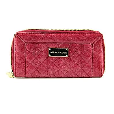 Steve Madden Zynn Womens Pink Synthetic Wallet: Handbags: Amazon