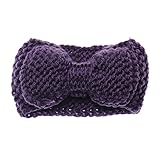 ヘアアクセサリー ベビー ヘアバンド ヘッドバンド 写真撮影 小道具 髪飾り 結婚式/お誕生日/出産祝い/お宮参り用 赤ちゃん 飾り 赤ちゃん 記念写真 蝶結び ニット パープル