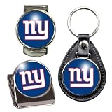 New York Giants NY Key Chain Money Clip Magnet Gift Set