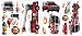RoomMates RMK1125SCS Fire Brigade Peel and Stick Wall Decal