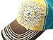 Womens Olive & Pique Large Rhinestone Flower Multi Colored Ball Cap
