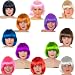 FDC Short Bob Babe Fancy Dress Wig Assorted Colours