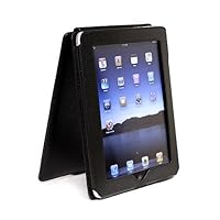 CaseCrown Genuine Leather Vertical Flip iPad Case (Black) for the Apple iPad Wifi / 3G Model 16GB, 32GB, 64GB