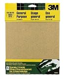 3M 9005NA 9-Inch by 11-Inch Aluminum Oxide Sandpaper, Assorted