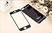 Mcoolbo Electroplating Mirror Effect Screen Tempered Glass Screen Protector Whole Body Protection Anti Scratches [Front and Back] for iPhone 6 & iPhone 6S 4.7inch (Black)