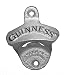 Guinness Alcohol Beer Wall Mounted Metal Bottle Opener