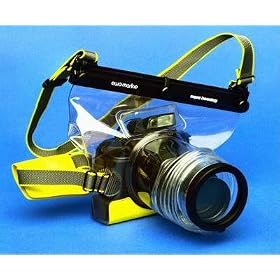 ewa-marine Underwater Housing For Canon EOS Digital Rebel XS - XSI - XTi & Nikon D40 - D60 - D80 - D90 & Most AF DSLR With Built In Flash / Rated Up To a Depth of 60 ft. (U-AZ)