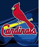 MLB St. Louis Cardinals Big Stick Raschel Throw Blanket