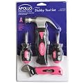 American Fulfillment 4 piece Stubby Tool Set - Pink