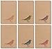36 Pack All Occasions Assorted Blank Note Cards Greeting Cards Bulk Box Set - 6 Colorful Rustic Bird Designs - Blank on the Inside Notecards with Envelopes Included - 4 x 6 Inches