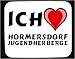 Mauspad mit Ich liebe Hormersdorf Jugendherberge Dekoration