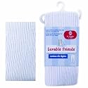 Luvable Friends Cotton Rib Tights for Baby-White - 2T-4T