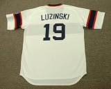 GREG LUZINSKI Chicago White Sox Majestic Cooperstown Throwback Home Baseball Jersey