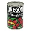Oregon Fruit Red Raspberries in Syrup, 15-Ounce Cans (Pack of 8)