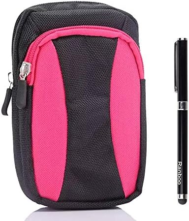 Ranboo Universal Multifunctional Outdoor Sports Climbing Cycling Hiking Camping Travel Bag / Nylon Hook Mobile phone Pouch Case bag / Belt Waist pocket Money Purse for iphone 6 plus,Samsung Galaxy Note 4,iphone 6,Note 3,Note Edge,Samsung S5,S4,iphone 5s,Nokia Lumia,Sony Xperia Z2, LG G3,G2 ,HTC One Max ,M8 ,M7 + 2 in 1 stylus pen
